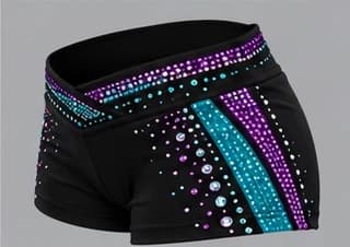 The Mesh Stripe shorts, other side view