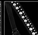 Detail of the rhinestone straps